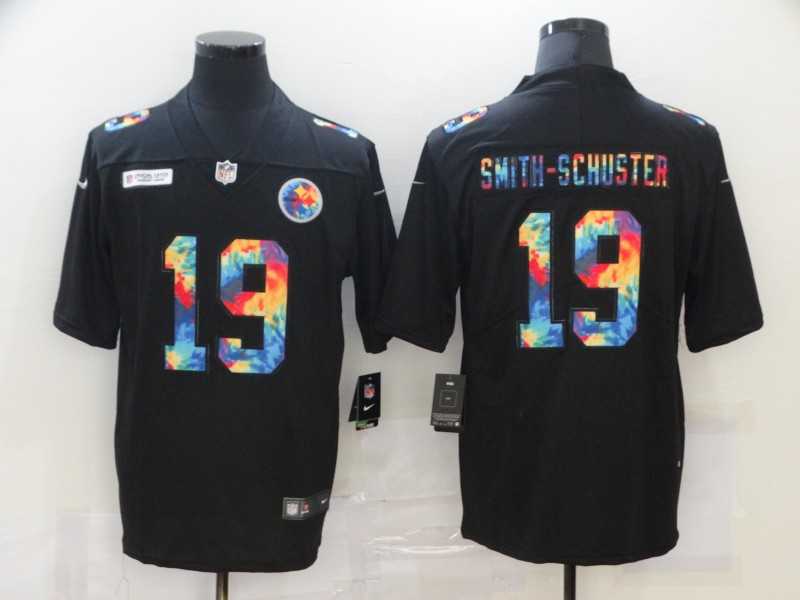 Nike Pittsburgh Steelers #19 JuJu Smith-Schuster Multi-Color Black Crucial Catch Vapor Untouchable Limited Jersey,We sell and wholesale Nike Pittsburgh Steelers #19 JuJu Smith-Schuster Multi-Color Black Crucial Catch Vapor Untouchable Limited Jersey on line form chian!